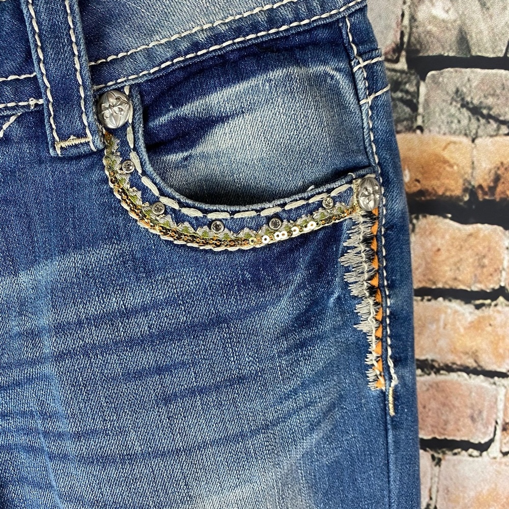 MISS ME SIGNATURE CUFF CAPRI - Picture 5 of 12